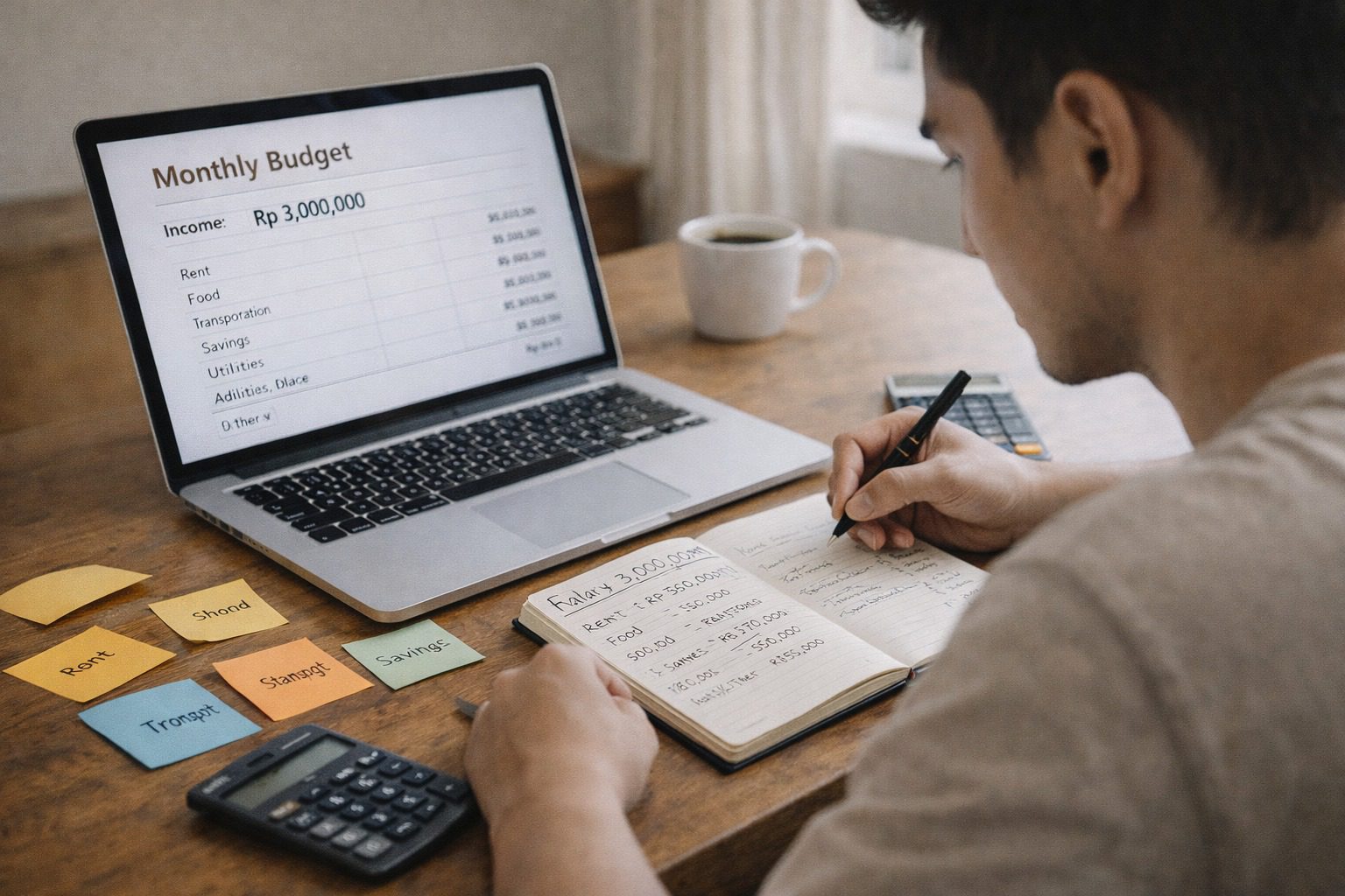 Cara Bagi Gaji 3 Juta Per Bulan: Simulasi Nyata 3 Kondisi Berbeda