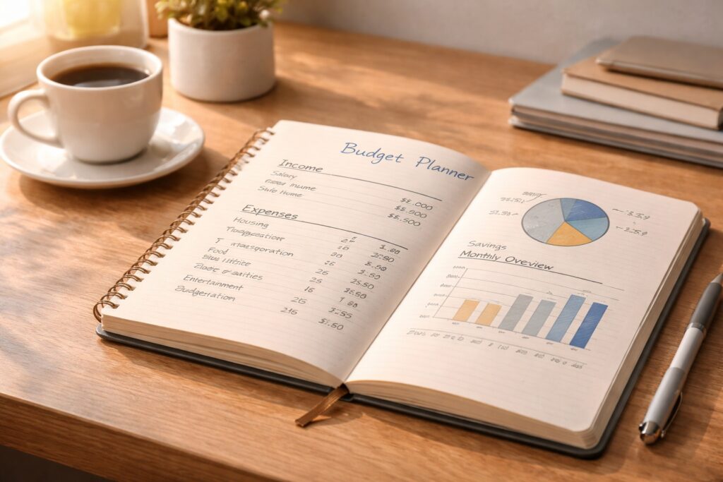 cara buat anggaran bulanan yang realistis