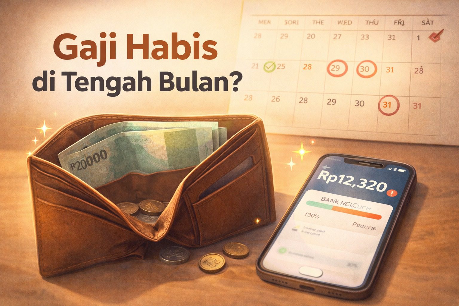 kenapa gaji habis sebelum akhir bulan