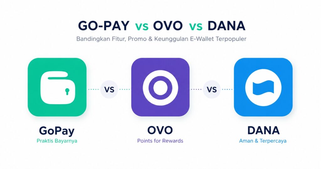 GoPay vs OVO vs Dana mana paling menguntungkan