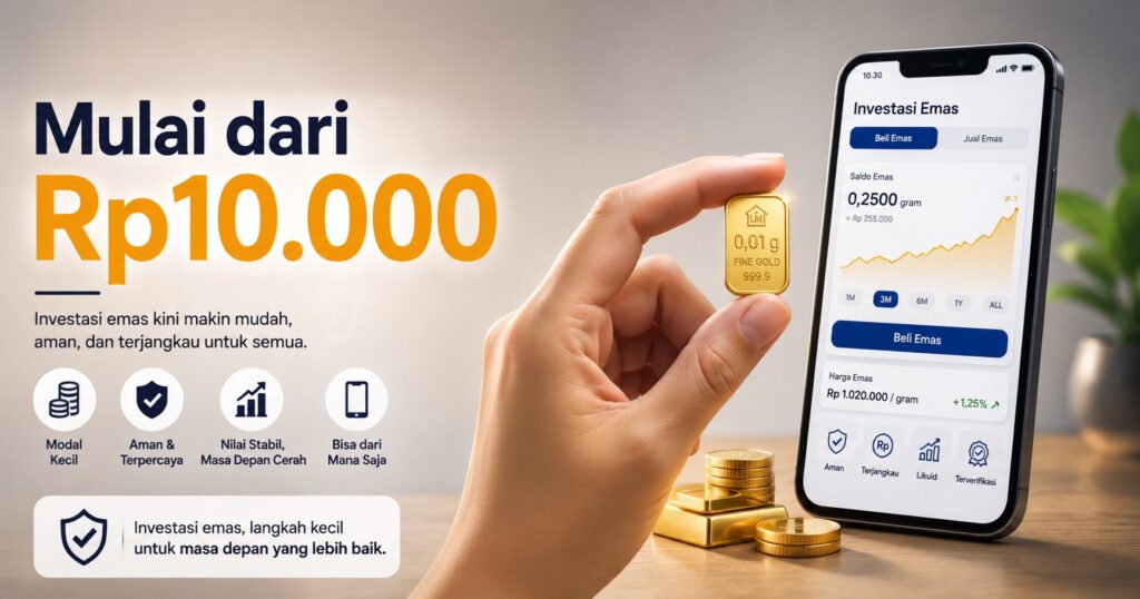 investasi emas pemula