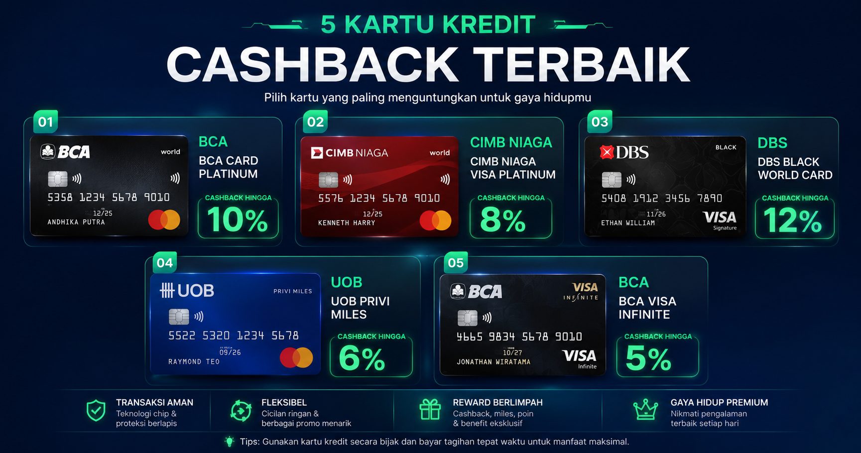 kartu kredit cashback terbaik Indonesia 2026